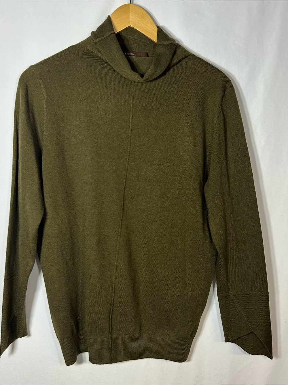 Kerisma Dark Green Sweater Size Small Medium Wool Blend